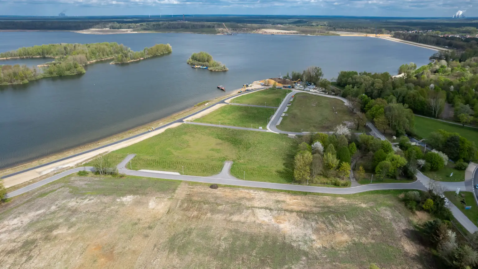 Das neue Gelände für das Vereinszentrum Groß Särchen