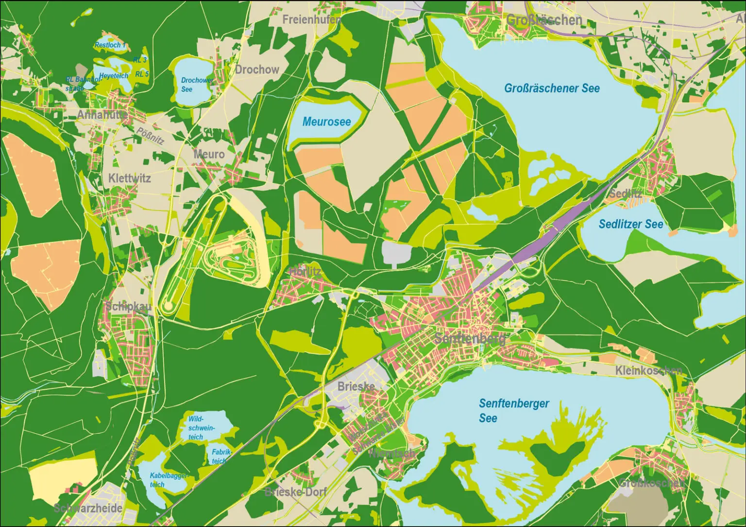 Grossraeschen Senftenberg 2020